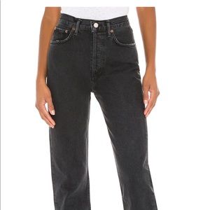 Agolde 90’s Pinch Waist Jeans in Black Tea - 26